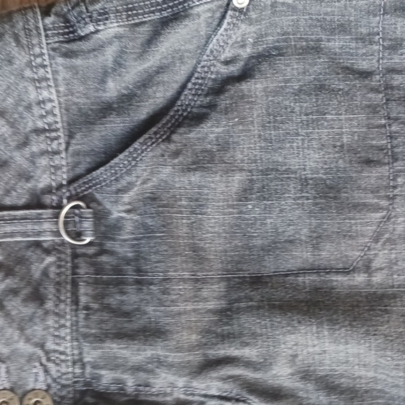 Faded Glory women’s black jean skirt size 14 - Picture 2 of 8